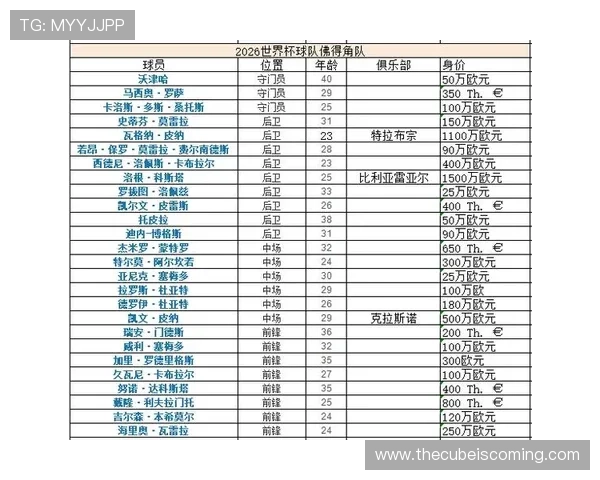世界杯H组最全解析：四支球队实力对比